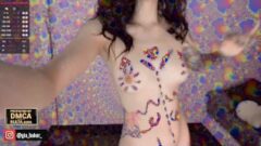GiaBaker Sexy Trippy Naked Dance 
